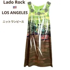 【Lado Rock】LOS ANGELES 夏ニット　ワンピース　チュニック