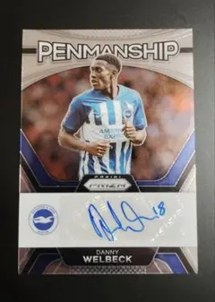 PANINI PRIZM ダニー・ウェルベック 直筆サイン auto ブライトン