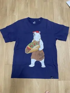 go slow caravan クマ タコス Tシャツ ネイビー