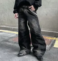 Dark Fog Paint Wash Denim archive y2k