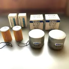 コベルコ純正部品　オイルフィルターエレメント　セット
