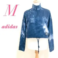 adidasアディダス 長袖トップス ハーフジップ 総柄