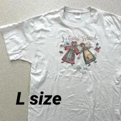 K1035 Tシャツ　半袖　Lサイズ　レディース　カットソー