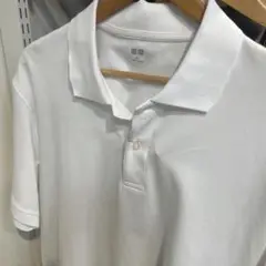 ユニクロ　ポロシャツ　白　2XL 中古　正規品　UNIQLO