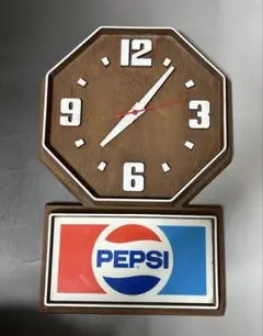 #150 ビンテージ PEPSI COLA ペプシコーラ 壁掛け時計/1986年