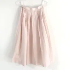 薄いピンク ストライプ スカート　DANAPARIS