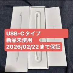新品未使用　保証付き　Apple Pencil (USB-C) アップルペンシル
