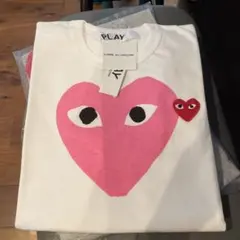 PLAY Comme des Garçons ピンクハートTシャツ　Sサイズ