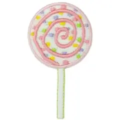 ワッペン ロリポップ ペロペロキャンディー あめ アイロン アップリケ 送料無料