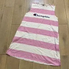 チャンピオン　ノースリーブボーダーワンピース　160
