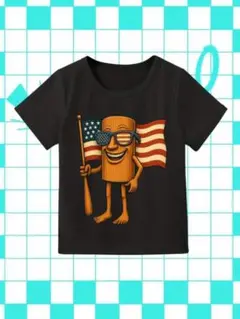 トゥントゥンサフール　120　半袖　Tシャツ　ブラック