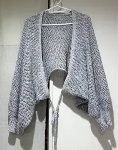 透かし編みニットカーディガン　khalita