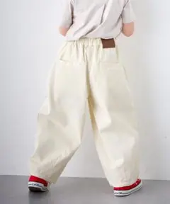 Piet デニムコクーン タックパンツ