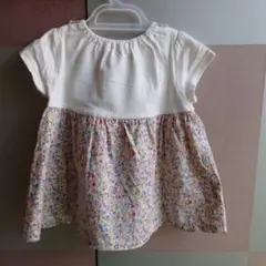 フラワープリント シャツ 80cm