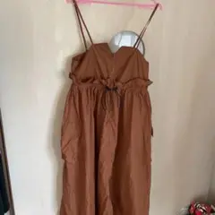 ブラウンキャミワンピース ダブルクローゼット w closet