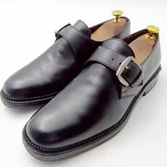 【極美品】REGAL リーガル 26 シングルモンク シボ革 2321 ブラック