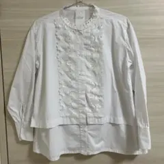 美品✨近澤レース リネン100% ブラウス ドレープ カットソー チカザワレース 近沢レース リネンブラウス｜Yahoo!フリマ（旧PayPayフリマ）