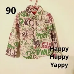 HappyHappyYappy ブーフーウー シャツ 90