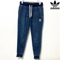 adidas 激レア デニム トラックパンツ ズボン メンズL 古着 美品