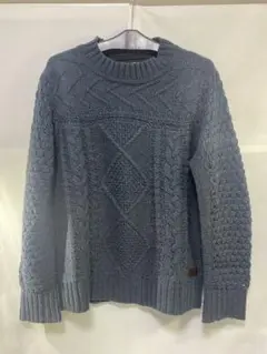 TOMMY HILFIGER ケーブルニットセーター グレー