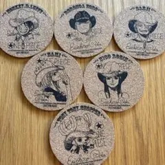 ONE PIECE コルクコースター 6枚セット