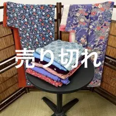 IK-339 女性着物 小紋 8着 おまとめ リメイク お稽古 材料