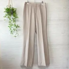 [ノーブランド]　パンツ　スラックス　ライトベージュ　爽やか