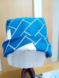 手ぬぐい頭巾　浴衣生地
