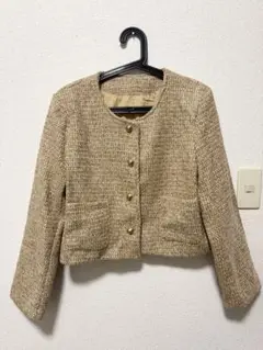 SHEIN ノーカラー ツイードジャケット L 新品 最終価格