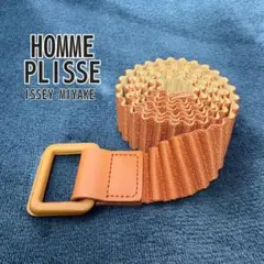 HOMME PLISSÉ ISSEY MIYAKE プリーツベルト 美品 オム プリッセ イッセイミヤケ PLEATS BELT BLACK プリーツ