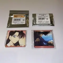 名探偵コナンコナンランドTDメモリアル缶バッジ 赤井秀一&宮野明美【新品未使用】