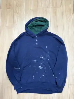 RUSSELL ATHLETIC 90s 2トーン　ヘンリーネック　パーカー　L