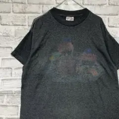 USA製90sヴィンテージTシャツ！シングルステッチ　グレー半袖古着　L724