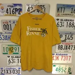 Reebok リーボック FISHER RINNEプリントTシャツ サイズ2XL