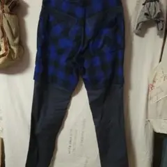 WHIZ LIMITED　背面チェックコットンパンツ