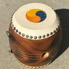 韓国太鼓 チャング チャンゴ 打楽器 直径約40cm バチ付き　ケース無 2025年最新】韓国 チャンゴの人気アイテム - メルカリ