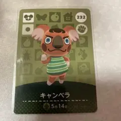 どうぶつの森　amiiboカード　キャンベラ　1
