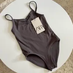 ZARA バレエ用レオタード グレー 6 (116 cm)