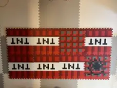 マインクラフトTNTデザイン ジョイントマット 赤と白