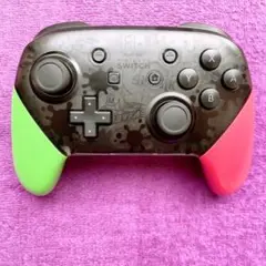 プロコン 任天堂 Switch 純正 スプラ2カラー c9Y-1 【超美品】