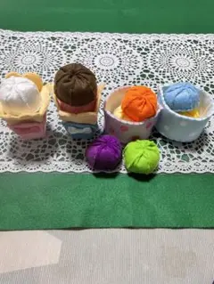 ♪ako♪ハンドメイド　アイスクリームセット　フエルトままごと夏休みセール中