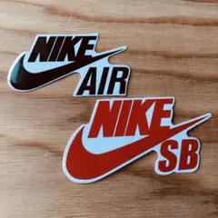 新品！ステッカー2枚セット！大きめナイキAIRと大きめナイキSB