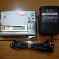 美品 SHARP シャープ MDポータブルレコーダー MD-MS100-B SHARP（シャープ） MDポータブルレコーダー MD-MS100 - メルカリ