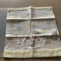 スヌーピー　刺繍　ウォッシュタオル　新品未使用保管品