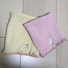 2枚組腹巻き（うさぎ・ねこ）　胴囲40〜47cm　身長80〜100cm　西松屋