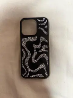 iPhone16Proケース ゼブラ柄