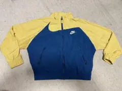 130cm Nike ジップアップジャケット 青・黄