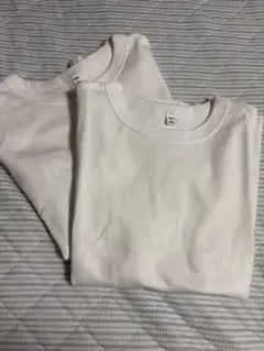 gu コットンスムースクルーネックT Mサイズ　2枚セット