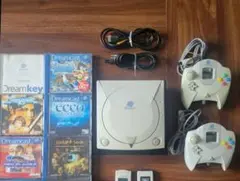 ドリームキャスト本体とソフトx7(EU版)DREAMCAST