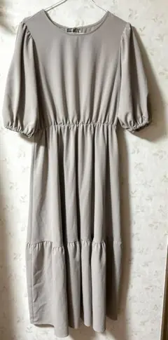 レディース ティアードロングワンピース スカート 春 可愛い